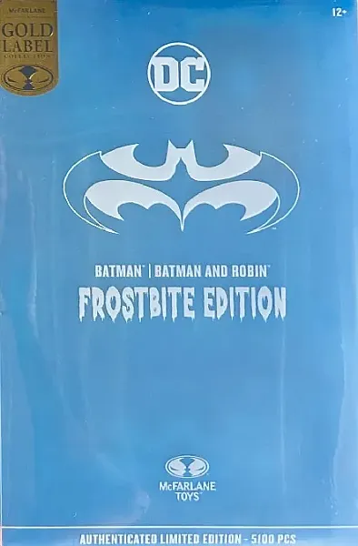 DC MULTIVERSE BATMAN AND ROBIN ACTION FIGURE BATMAN - FROSTBITE EDITION (GOLD LABEL) 18 CM